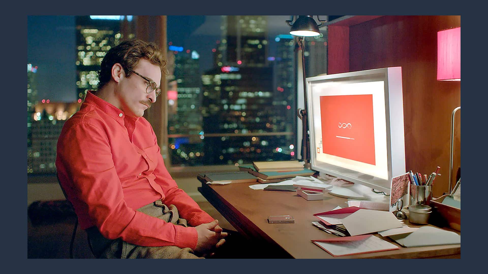 AI 검색 시대의 일상 모습 - 영화 그녀의 한 장면